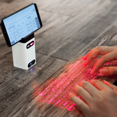 LEING FST Virtual Laser Keyboard Bluetooth Wireless Projector Phone Keyboard For Computer Pad Laptop With Mouse Function - Flitz Shoppers