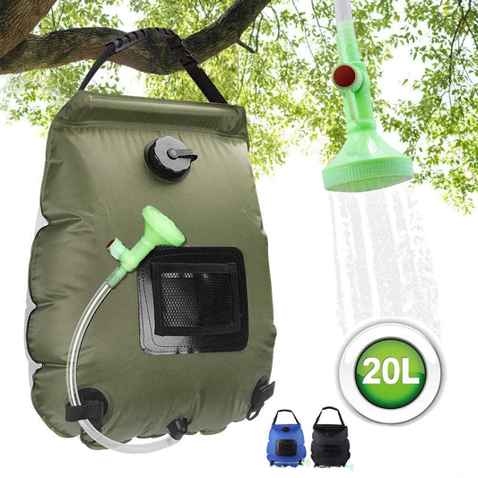 Outdoor Solar Bath Bag Camping Bath Water Storage Bag Portable 20L Bath Water Bag - Flitz Shoppers