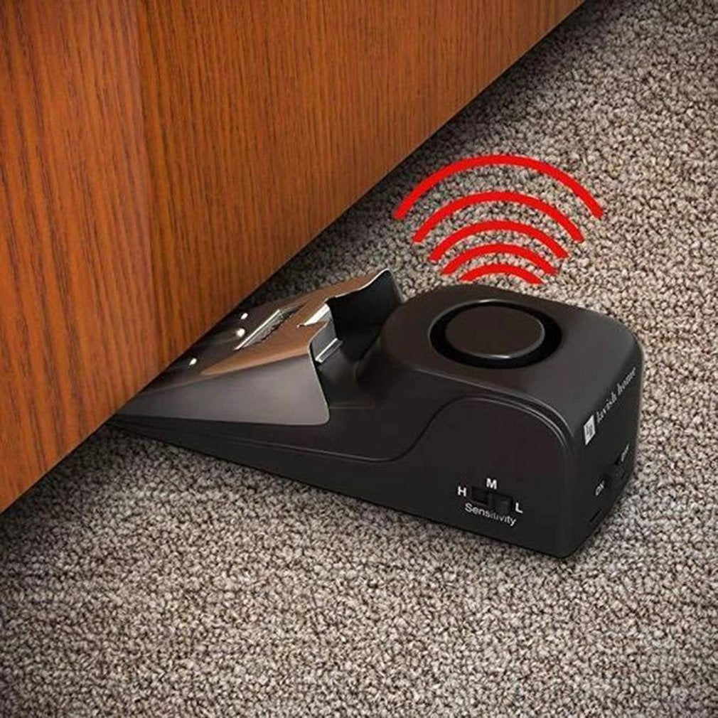 Door Stop Alarm Door Resistance Burglar Alarm Door Gap Alarm Door Stopper Alarm For Home Dormitory Safety - Flitz Shoppers