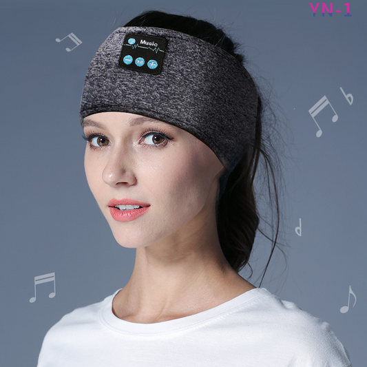 Wireless Bluetooth V5.0 Sports Headband With Music Call Stereo Shading Sleep Headband - Flitz Shoppers