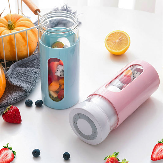 Portable Blender Electric Fruit Juicer USB Rechargeable Smoothie Blender Mini Fruit Juice Maker Handheld Kitchen Mixer Vegetable Blenders - Flitz Shoppers