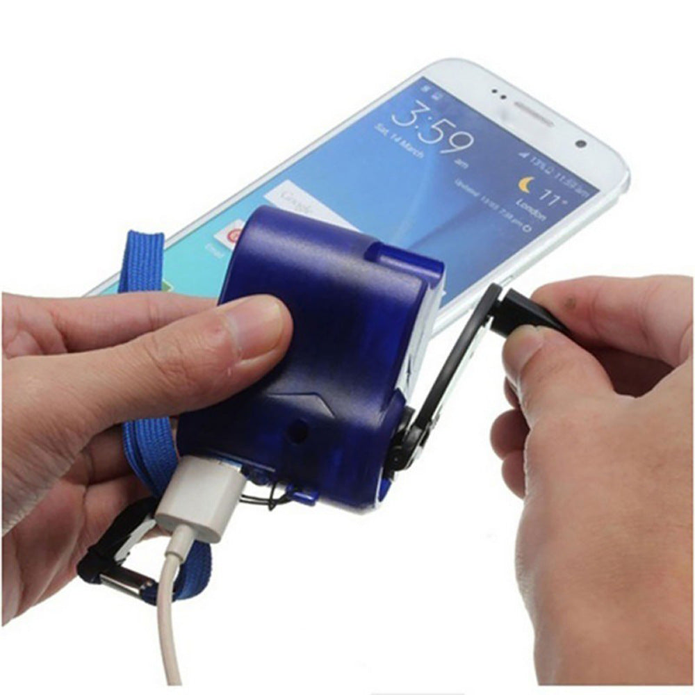 Mobile Phone Emergency Charger USB Hand-cranked Charger - Flitz Shoppers