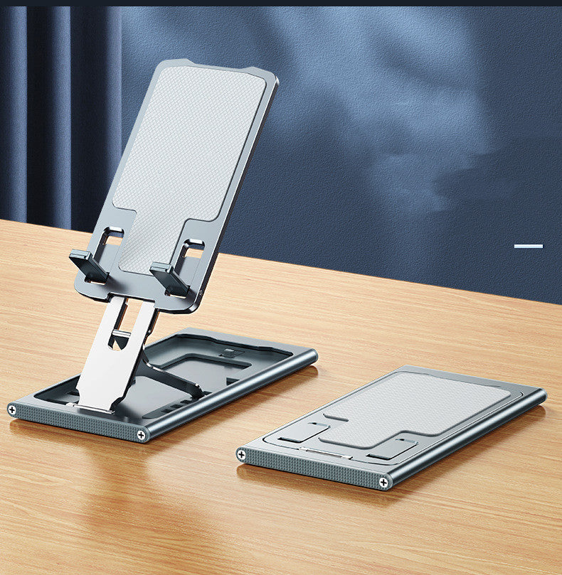 Aluminum Alloy Mobile Phone Stand Desktop Office Portable Foldable - Flitz Shoppers